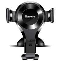 Автотримач для телефона Baseus Osculum Type Gravity Car Mount Black