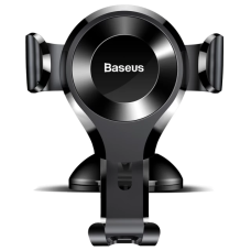 Автотримач для телефона Baseus Osculum Type Gravity Car Mount Black