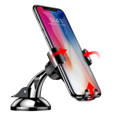 Автотримач для телефона Baseus Osculum Type Gravity Car Mount Black