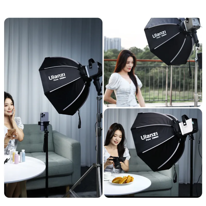 Софтбокс Ulanzi Vijim 40cm Octagonal Softbox with Mini Bowens Mount and Grid (L066 LAS002)