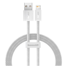 Кабель Baseus Dynamic Series Fast Charging Data Cable USB to iP 2.4A 1m White
