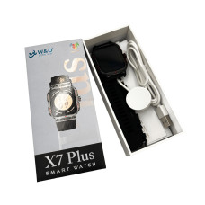 Смарт-годинник W&O X7 Plus 44mm. 300 mAh. IP67 Black