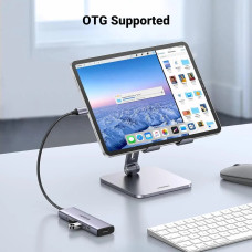 USB-хаб UGREEN CM511 USB-C To HDMI+3*USB 3.0 A+PD Power Converter
