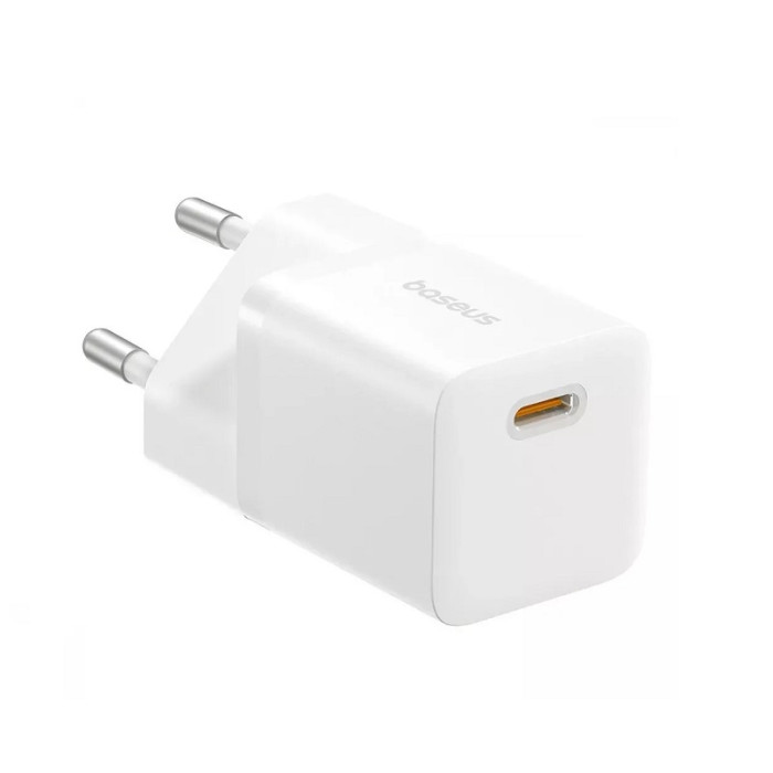 Мережевий зарядний пристрій Baseus GaN5 Fast Charger (mini) 1C 25W EU Moon White