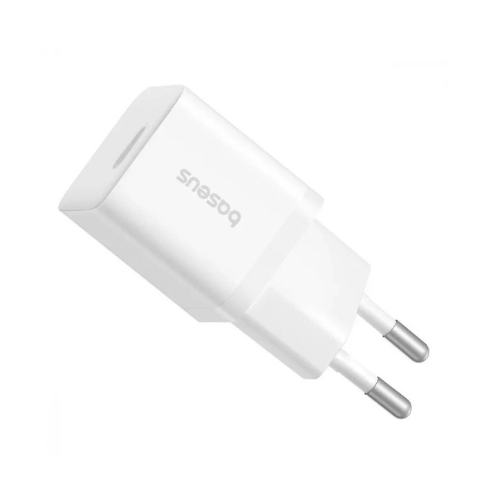 Мережевий зарядний пристрій Baseus GaN5 Fast Charger (mini) 1C 25W EU Moon White
