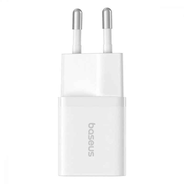 Мережевий зарядний пристрій Baseus GaN5 Fast Charger (mini) 1C 25W EU Moon White