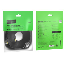 Мережевий кабель HOCO US07 General pure copper flat network cable(L=20M) Black