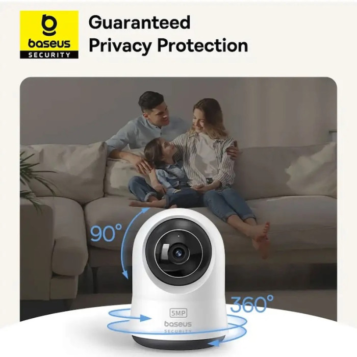 IP-камера відеоспостереження Baseus Security P1 Pro Indoor Camera 3K White (Adapter Not Included)