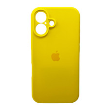 Чохол для смартфона Silicone Full Case AA Camera Protect for Apple iPhone 16 56,Sunny Yellow