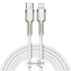 Кабель Baseus Cafule Series Metal Data Cable Type-C to iP PD 20W 2m White