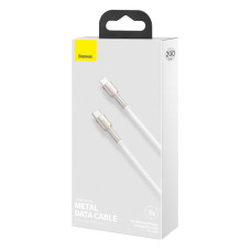 Кабель Baseus Cafule Series Metal Data Cable Type-C to iP PD 20W 2m White