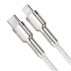 Кабель Baseus Cafule Series Metal Data Cable Type-C to iP PD 20W 2m White