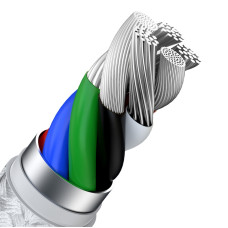 Кабель Baseus Cafule Series Metal Data Cable Type-C to iP PD 20W 2m White