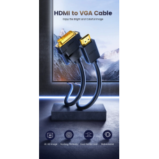 Кабель UGREEN HD106 HDMI to DVI Cable 2m (Black) (UGR-10135)