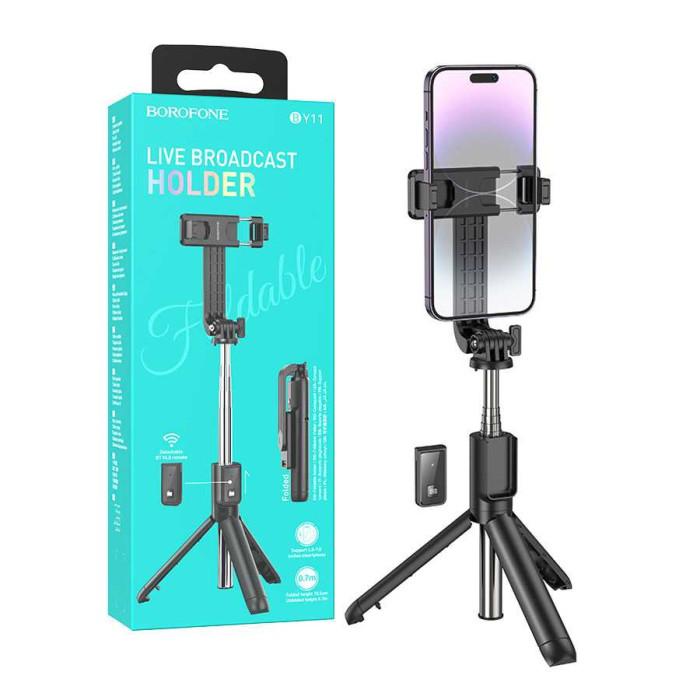 Селфі-трипод BOROFONE BY11 Happy live broadcast holder Black