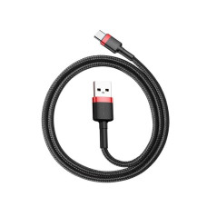 Кабель Baseus Cafule Cable USB For Type-C 3A 1m Red+Black