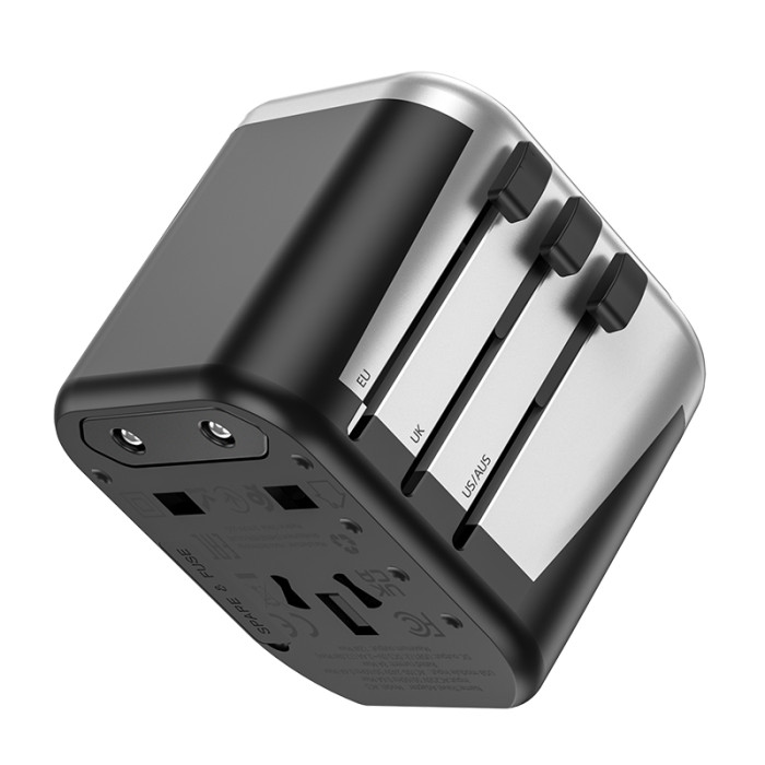 УЗП HOCO AC5 Level dual port universal conversion charger Black