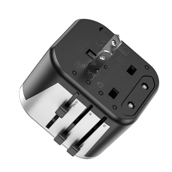 УЗП HOCO AC5 Level dual port universal conversion charger Black