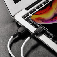 Кабель BOROFONE BX31 USB to iP 2.4A, 1m, silicone, TPE connectors, White