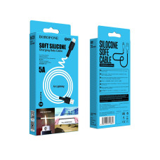 Кабель BOROFONE BX31 USB to iP 2.4A, 1m, silicone, TPE connectors, White