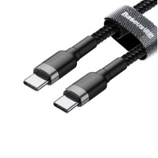 Кабель Baseus Cafule PD2.0 60W flash charging USB Type-C-Type-C (20V 3A)1M Grey+Black
