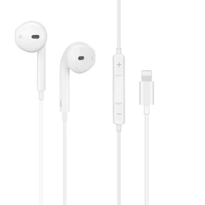 Навушники дротові HOCO L7 Plus Original (Lightning) White