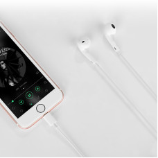 Навушники дротові HOCO L7 Plus Original (Lightning) White