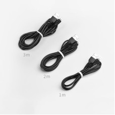 Кабель HOCO X20 USB to iP 2.4A, 1m, PVC, TPE connectors, Black