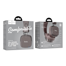 Бездротові накладні навушники HOCO W56 Earl BT headphones Brown