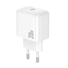 Мережевий зарядний пристрій BOROFONE BAS43A Potential single-port PD20W charger(EU) White
