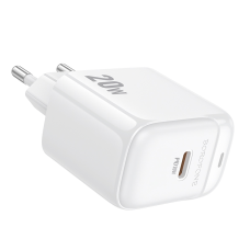 Мережевий зарядний пристрій BOROFONE BAS43A Potential single-port PD20W charger(EU) White