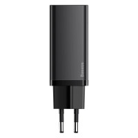 Мережевий зарядний пристрій Baseus GaN2 Lite Quick Charger C+U 65W EU Black