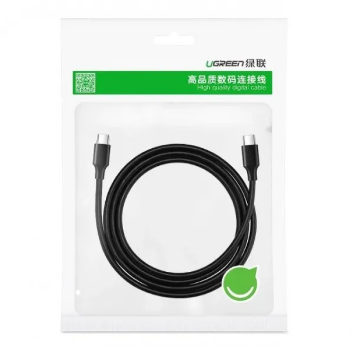 Кабель UGREEN US286 USB-C 2.0 M/M Cable 2m (Black) (UGR-10306)