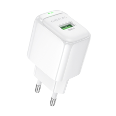 Мережевий зарядний пристрій BOROFONE BAS42A Potential single-port QC3.0 charger(EU) White