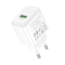 Мережевий зарядний пристрій BOROFONE BAS42A Potential single-port QC3.0 charger(EU) White