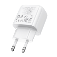 Мережевий зарядний пристрій BOROFONE BAS42A Potential single-port QC3.0 charger(EU) White