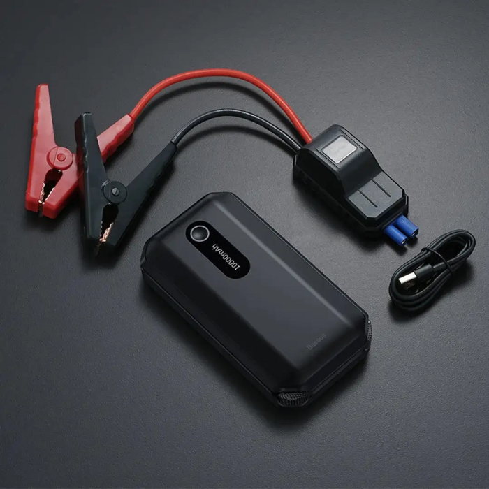 Автомобільний пуско-зарядний пристрій Baseus Super Energy Air Car Jump Starter（10000mAh) Black