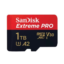 Карта пам'яті microSDXC (UHS-1 U3) SanDisk Extreme Pro A2 1TB class 10 V30 (R200MB/s,W140MB/s) (adapter)