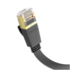 Мережевий кабель HOCO US07 General pure copper flat network cable(L=5M) Black