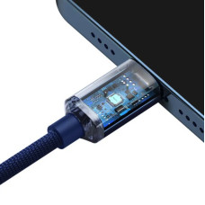 Кабель Baseus Crystal Shine Series Fast Charging Data Cable Type-C to iP 20W 1.2m Blue