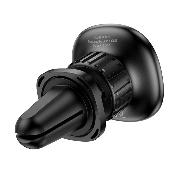 Автотримач для телефона BOROFONE BH124 Roman magnetic car holder (air outlet) Black and Red