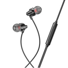 Навушники дротові HOCO M90 (3.5mm) Black Shadow