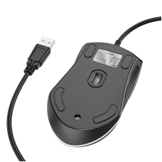 Миша HOCO GM19 Enjoy gaming luminous wired mouse Black