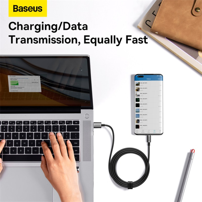 Кабель Baseus Superior Series Fast Charging Data Cable USB to Type-C 100W 1m Cluster Black