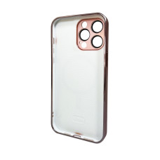 Чохол для смартфона AG Glass Sapphire Frame MagSafe Logo for Apple iPhone 15 Pro Pink