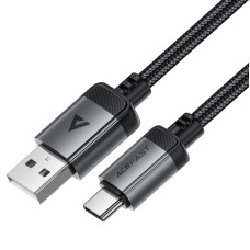 Кабель ACEFAST C20-04 USB-A to USB-C aluminum alloy charging data cable Black