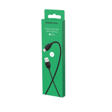 Кабель BOROFONE BX19 USB to iP 2.4A, 1m, PVC, TPE connectors, Black