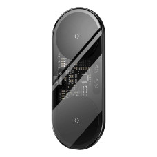 Бездротовий мультизарядний пристрій Baseus Digital LED Display 2in1 Wireless Charger 20W Black Universal version