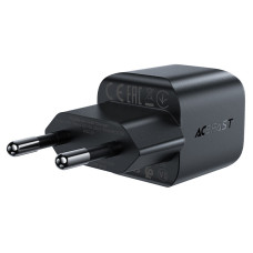 Мережевий зарядний пристрій ACEFAST A73 mini PD20W GaN USB-C charger Black