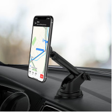 Автотримач для телефона HOCO CA67 Sagittarius series stretch magnetic car holder Black